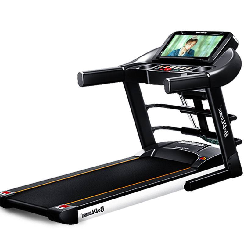 10.1 -inch big color screen treadmill family model small multi -function ultra -quiet room can fold the family gym