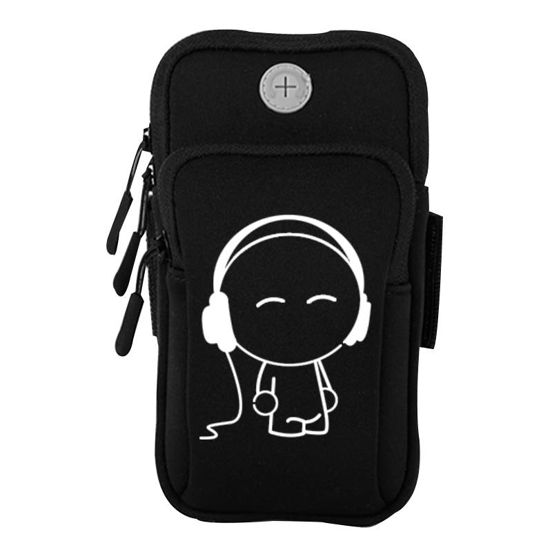 Sportsphone arm with a general-purpose running gear for both men and women outside the house, arm bag and wrist band