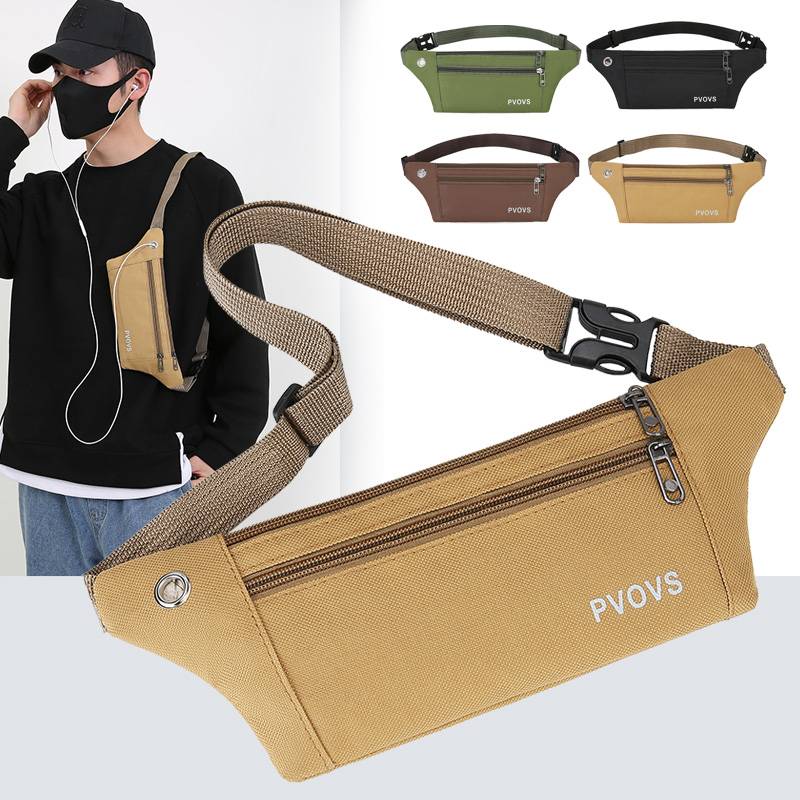 A running mobile bag, a sports bag, and a gym bag, with a light waterproof and invisible belt