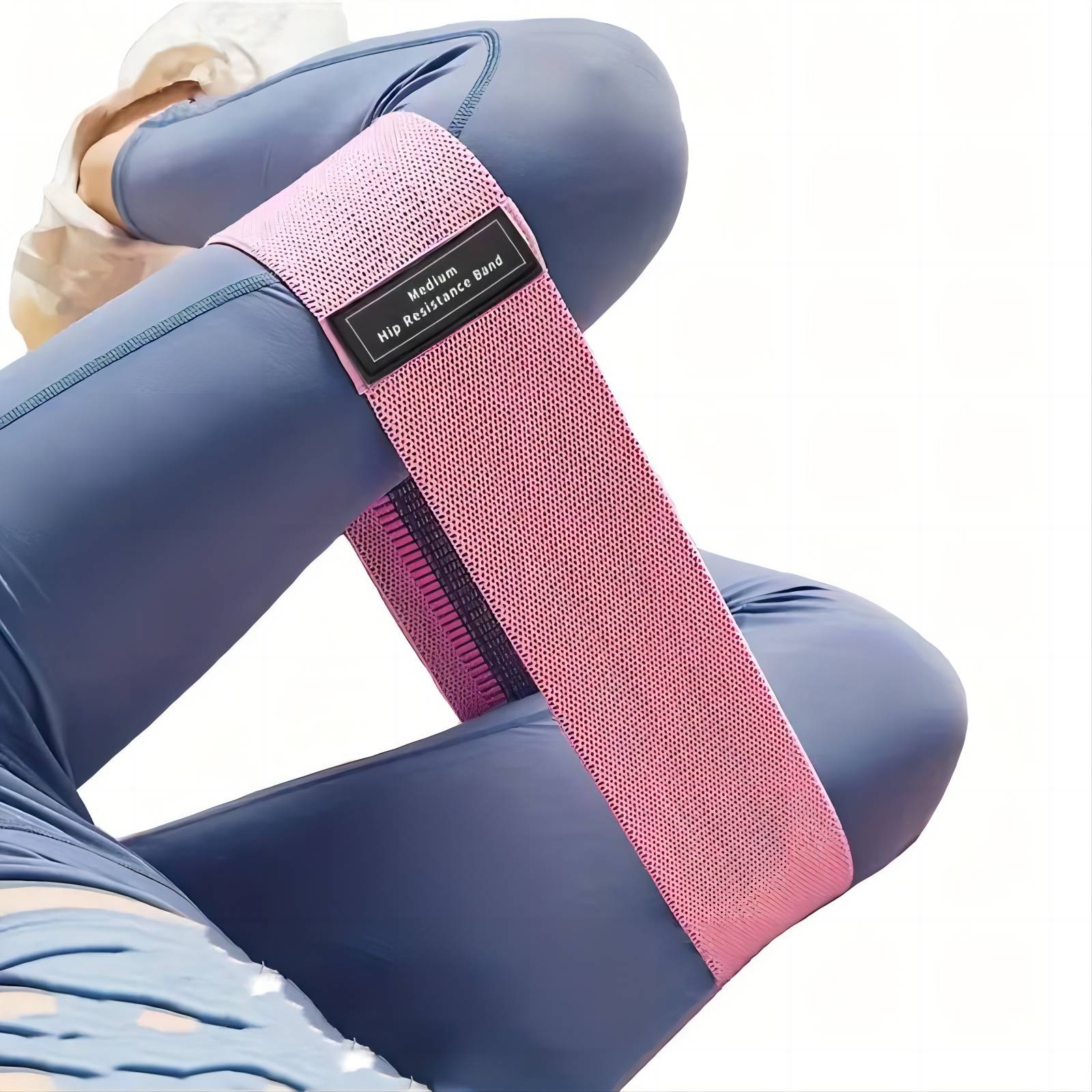 Squat yoga resistance with cotton beautiful buttocks, hip ring, squat training hip ring elastic band tension zone