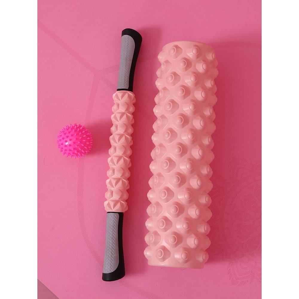Japanese foam shaft wolf tooth rod muscle relaxation device stabilized leg artifact calf massage rolling shaft fitness pillar weight loss