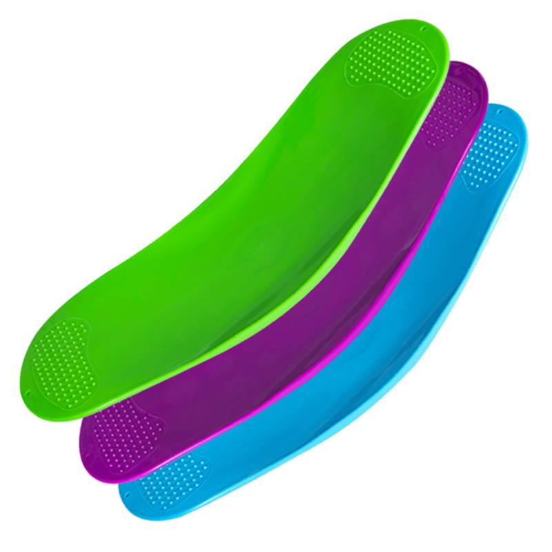 Yoga balance board fitness pedal fucking equipment Furnishing sports twisting waist disc twitch music training squat thin board