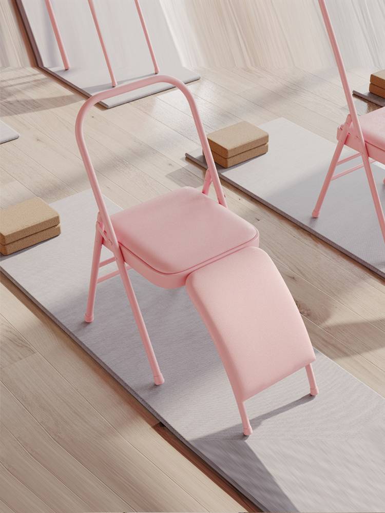 Widening yoga chair Aiyangger professional auxiliary chair bold strong folding chair yoga auxiliary tools stool yoga