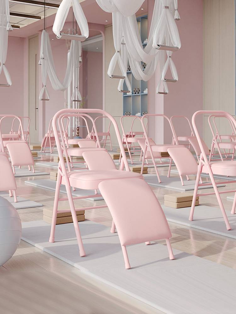 Widening yoga chair Aiyangger professional auxiliary chair bold strong folding chair yoga auxiliary tools stool yoga