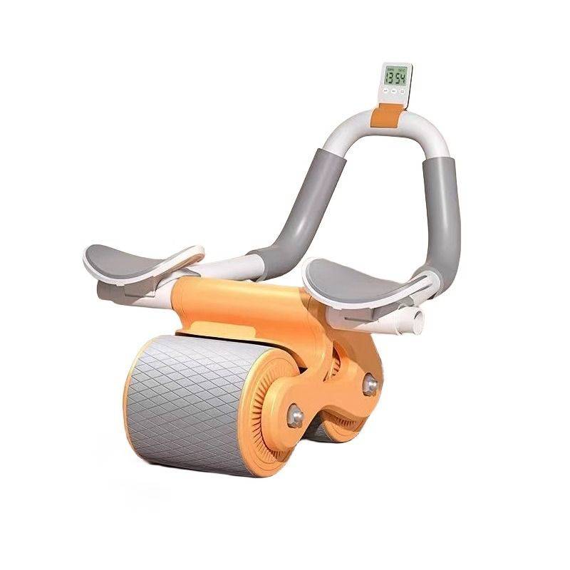 Automatic backing of the abdominal wheel back to the abdomen training abdominal muscle artifact male and female family elbow support rolling wheel fitness equipment thin belly