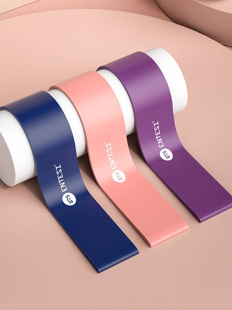 Elastic band -fitting female male elastic circle resistance band strength training squat artifact yoga hip tillers stretch
