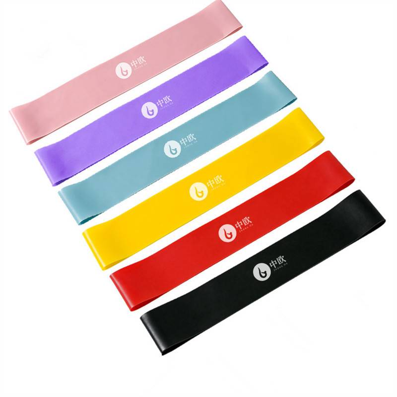 Yoga elastic band of fitness men and women hip -hip -up artifacts pull out the back resistance with the shoulder stretch training elastic circle