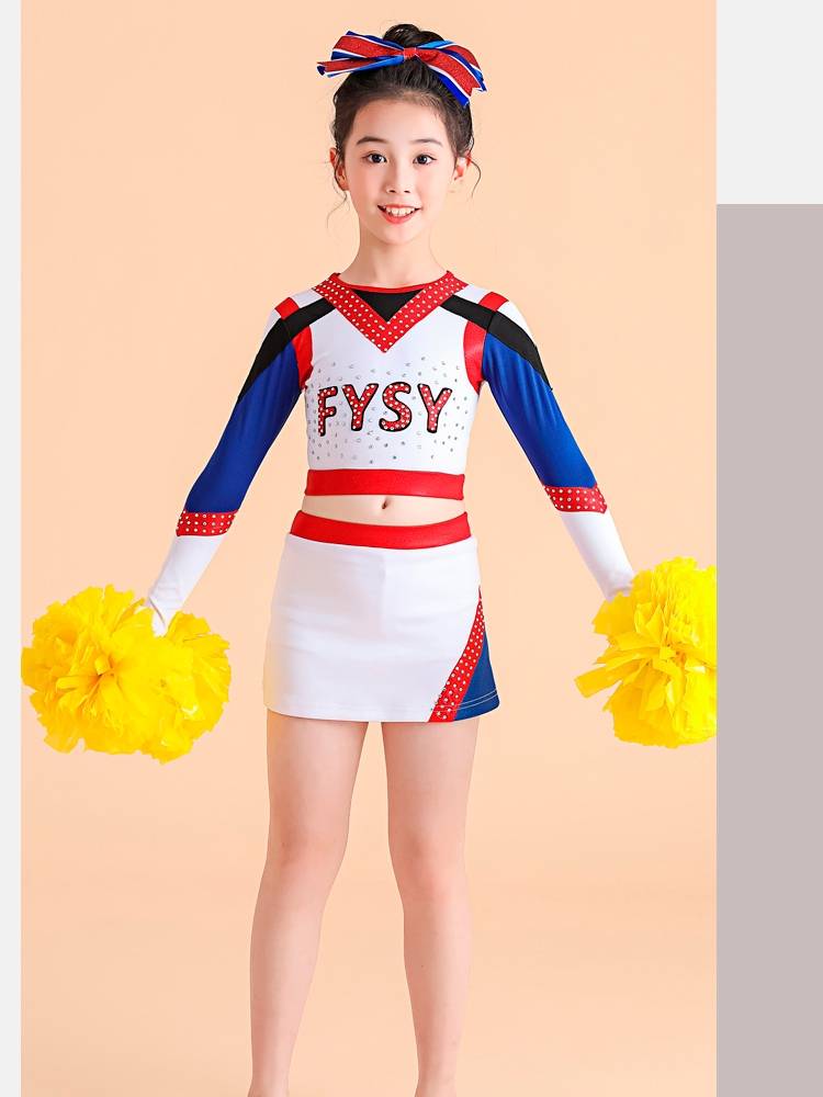 The new cheerleading competition service female health aesthetic exercise children's Lara team performing costumes competitive gymnastics adults