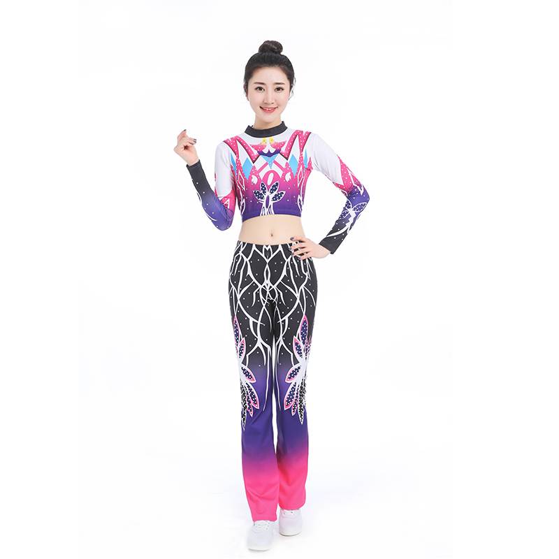 Aesthetic performance clothing primary and elementary school student gymnastics performances men's and women's competition uniforms la la la fuck Lala team uniform