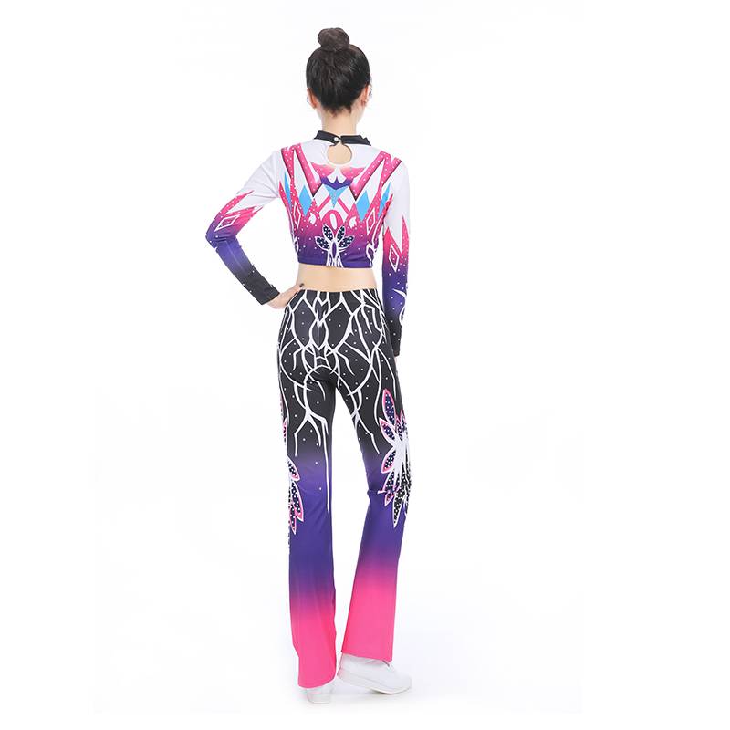 Aesthetic performance clothing primary and elementary school student gymnastics performances men's and women's competition uniforms la la la fuck Lala team uniform