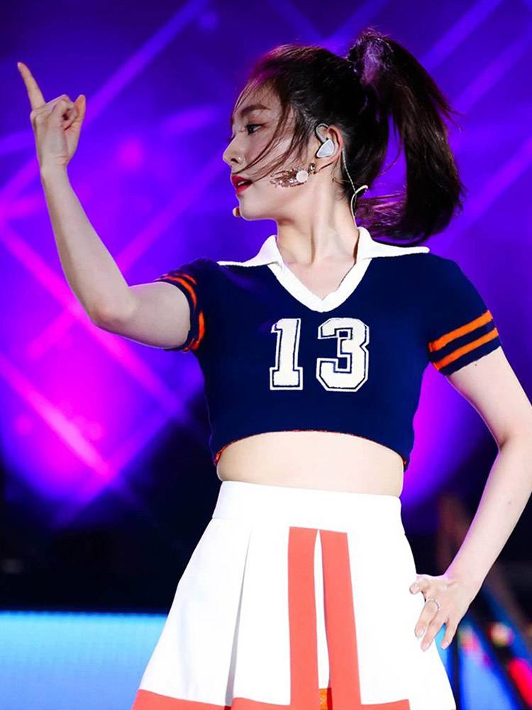 New cheerleader clothing women's team adult football baby la la la la lacoon performance dance bodybuilding suit