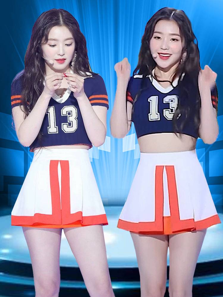 New cheerleader clothing women's team adult football baby la la la la lacoon performance dance bodybuilding suit