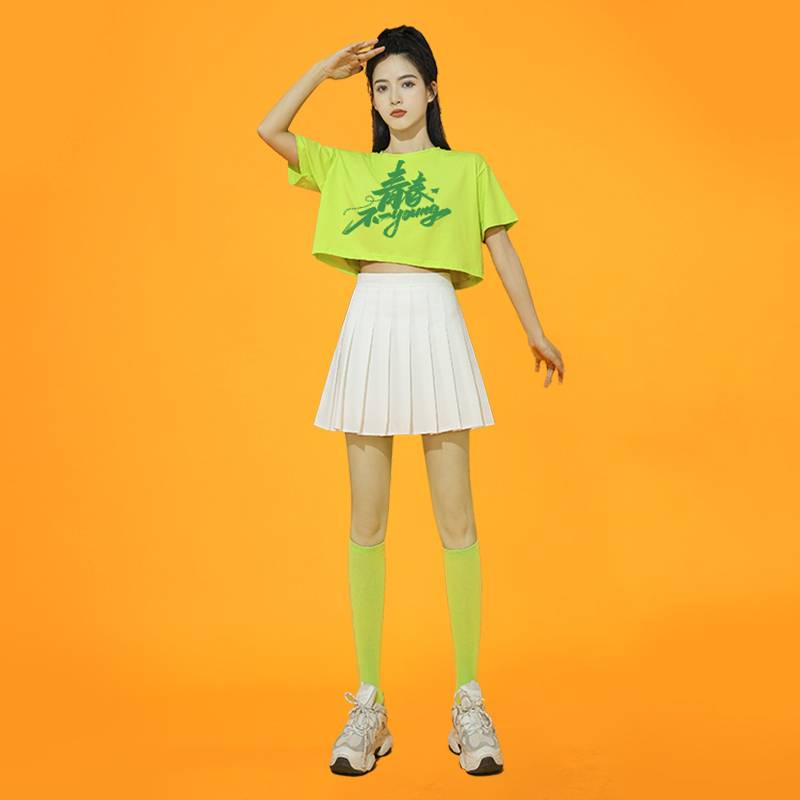 Lala team cheerleading gymnastics jazz dance performance suit set cheerleader clothing female adult youthful vitality