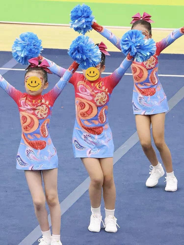 Cheerleader performance service La la la la fuck clothing women's gymnastics competition service gymnastics sports gymnastics