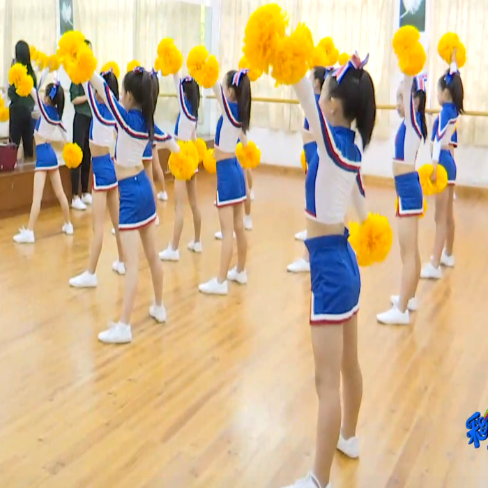 Children cheerleading cheerleading performance clothing and gym dance Lala team elementary school competition sports meeting clothing