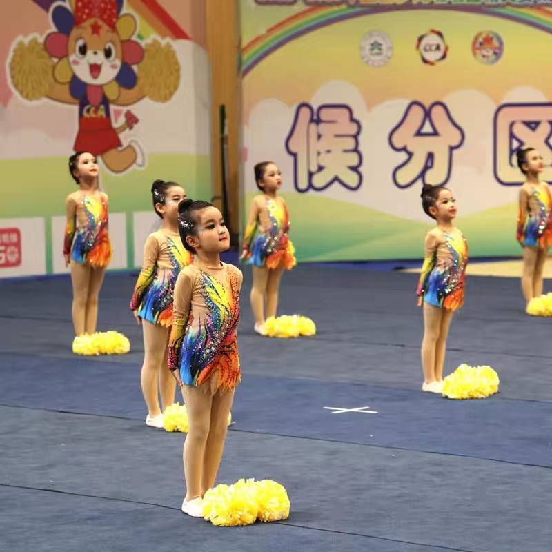 Professional La Raom Fuck Fuck Women's Gymnastics Group Art Gymnastics Mid Mading Children's La Team Performance