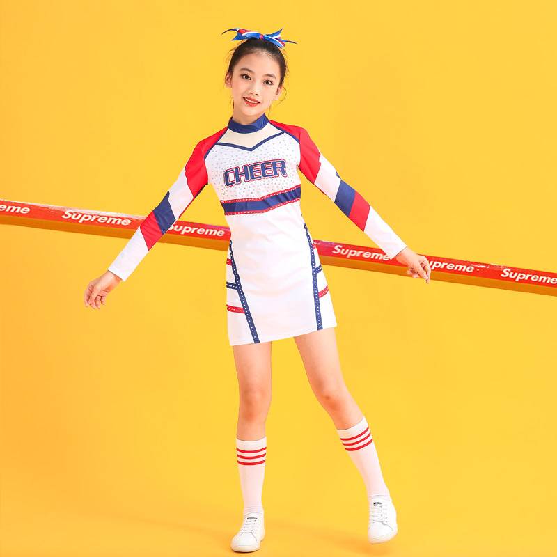 Professional cheerleading competition performance service women's competitive Jianmei exercise campus sports meeting basketball cheerleading team uniform
