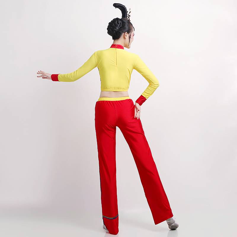 Fashion and fitness exercise clothing summer college students La La Raid Dance Performance Service Modern Dance Gymnastics Fitness Performance Service