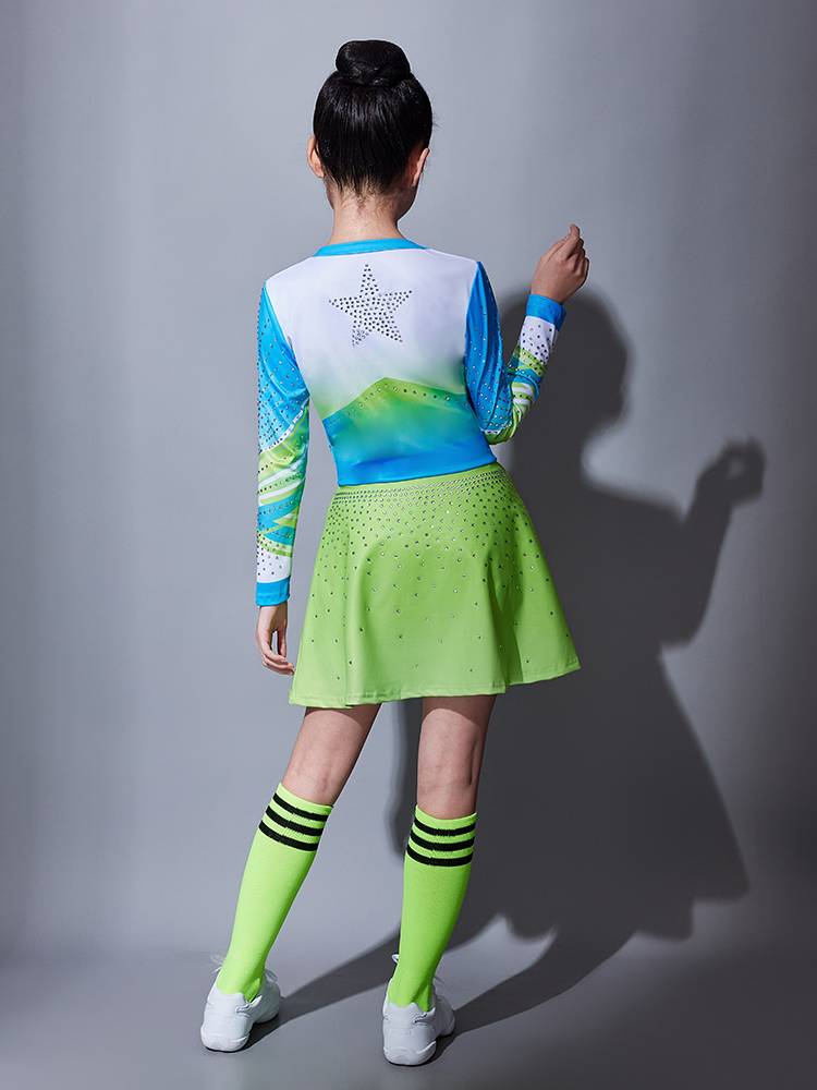 Children's La La Fuck Dance Performance Service Server Primary and Secondary Student Men and Women Lara Team Service Jianmei Broadcasting Gymnastics Clothing