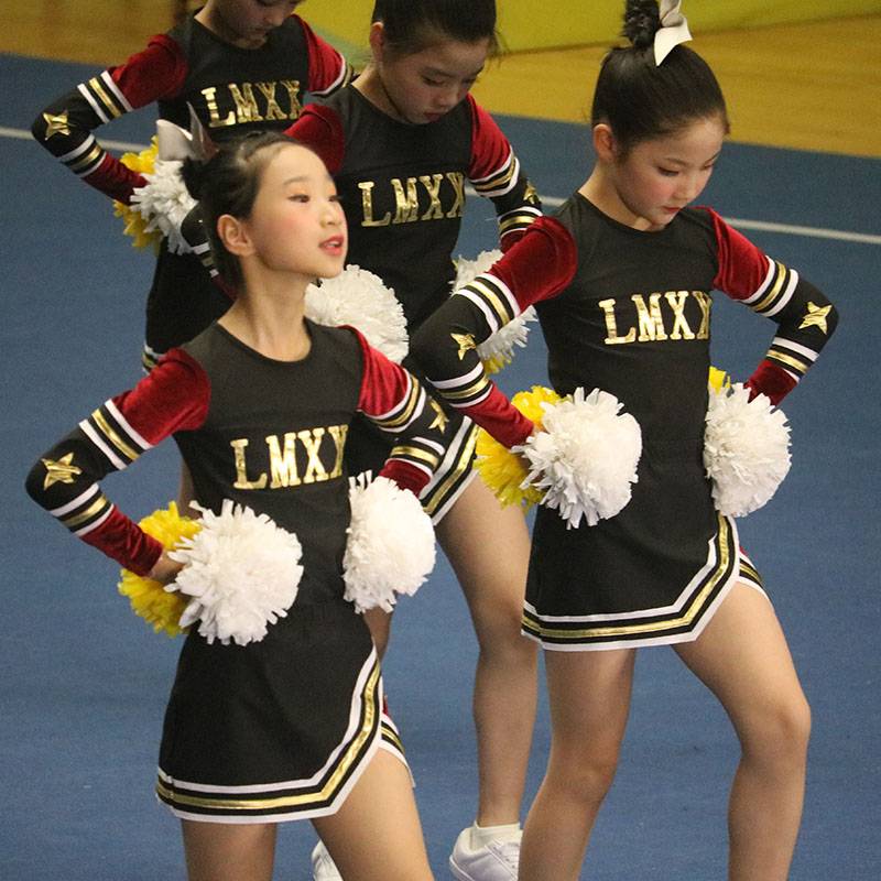 Custom cheerleading Lala team clothing and gym costume performance clothing shows a new product 19 students adult girls