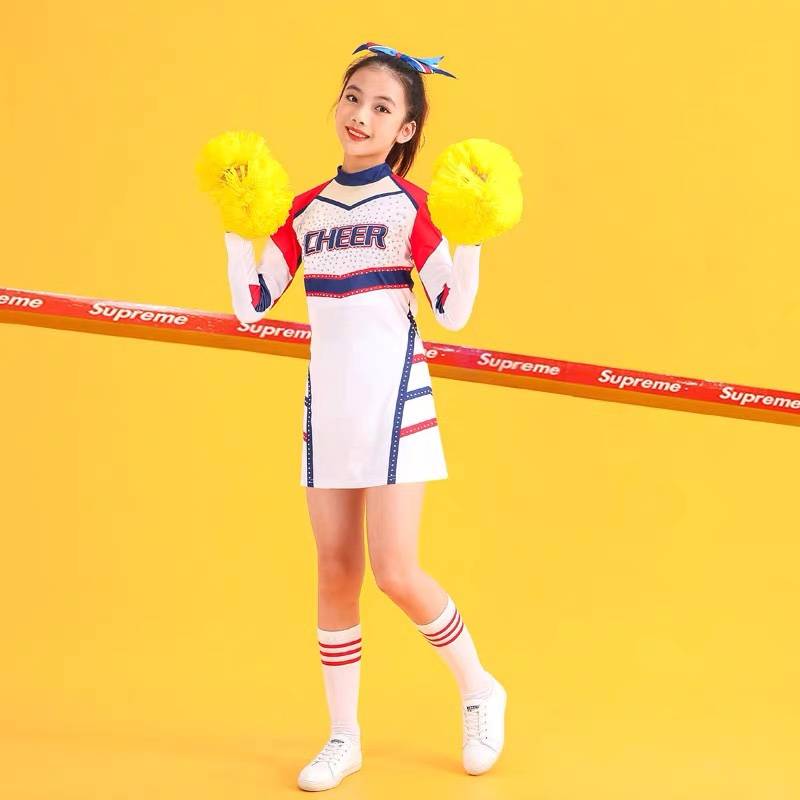 Professional cheerleading competition performance service women's competitive Jianmei exercise campus sports meeting basketball cheerleading team uniform