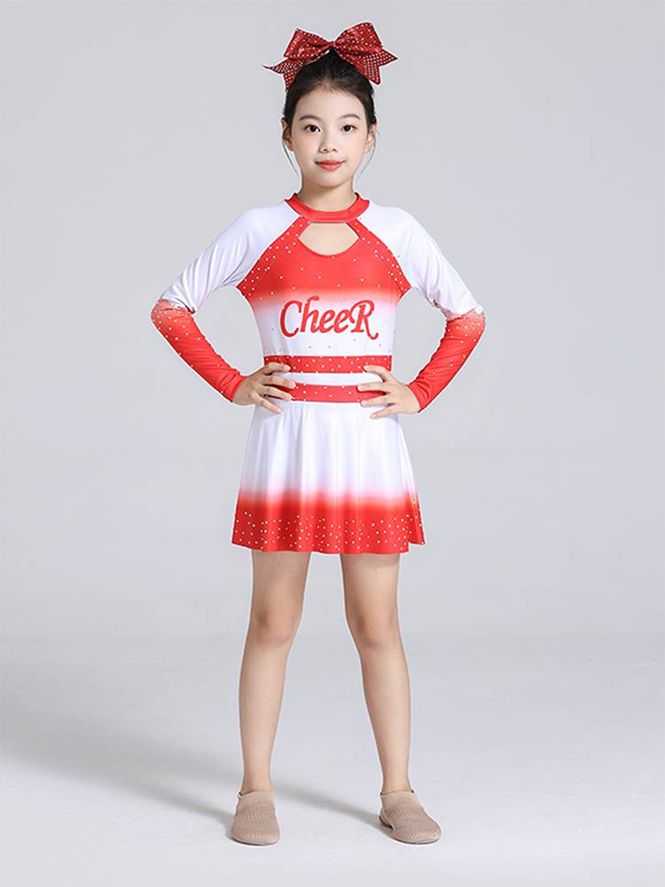 Professional cheerleader competition uniform customized men's and women's group beauty exercise children la la la fucking performance dance clothing