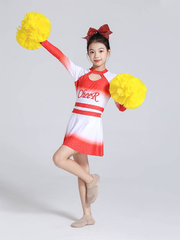 Professional cheerleader competition uniform customized men's and women's group beauty exercise children la la la fucking performance dance clothing
