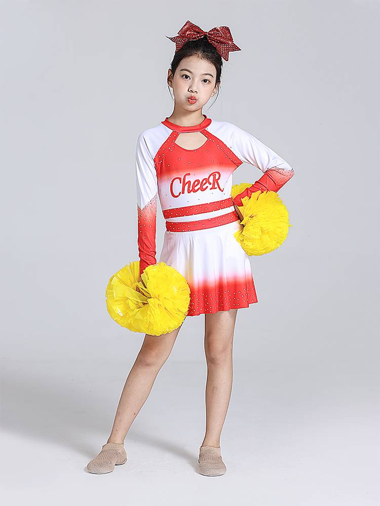 Professional cheerleader competition uniform customized men's and women's group beauty exercise children la la la fucking performance dance clothing