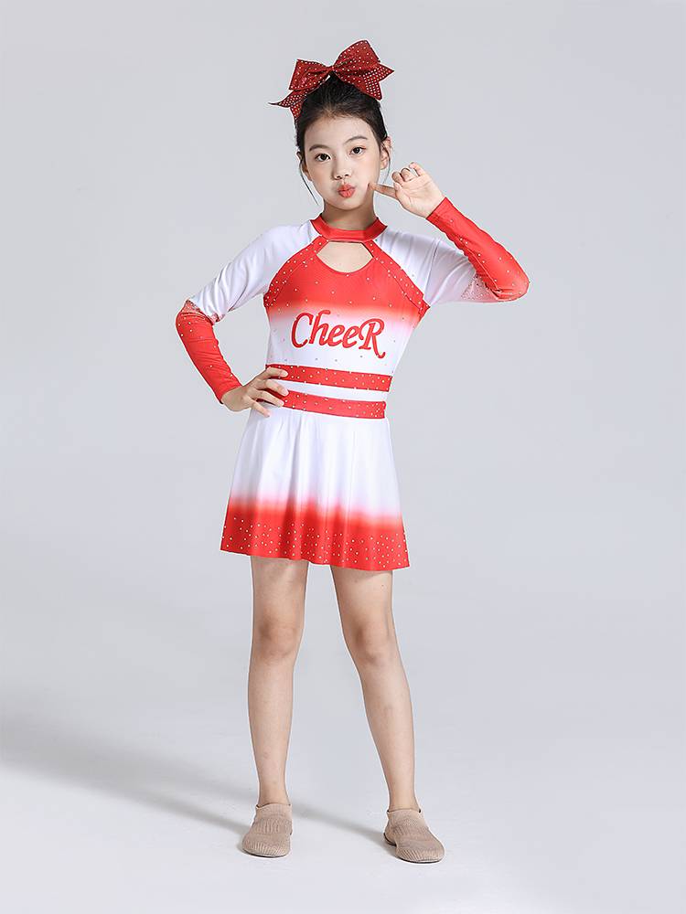 Professional cheerleader competition uniform customized men's and women's group beauty exercise children la la la fucking performance dance clothing