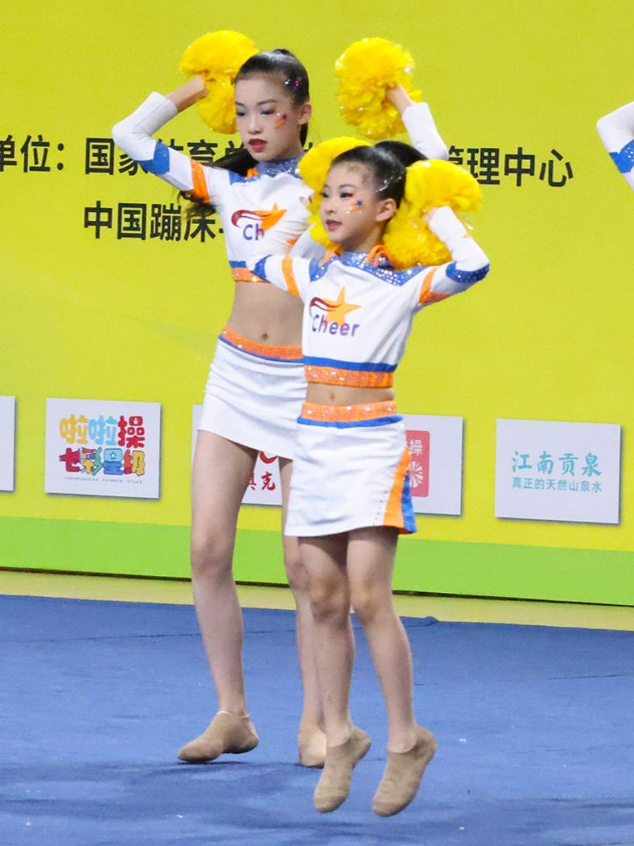 Customized Lala fuck clothing cheerleading team clothing competitive gymnastics clothing performance service students 24 new men