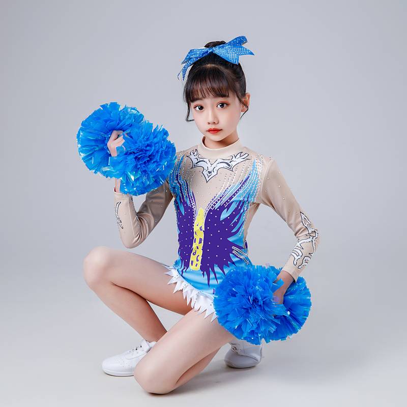 Liuyi La team performing clothing girls performing clothes, cheerleading dance competition uniforms, bodybuilding