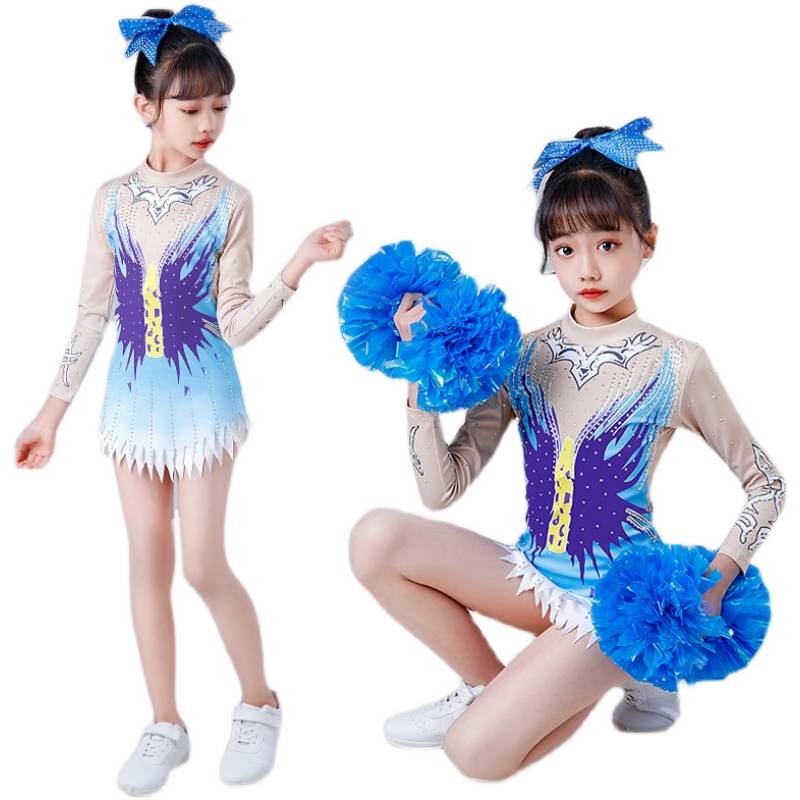 Liuyi La team performing clothing girls performing clothes, cheerleading dance competition uniforms, bodybuilding