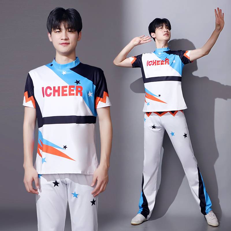 Fenate cheerleading team men and women performing clothing new student group Lara fuck dance performance service football baby