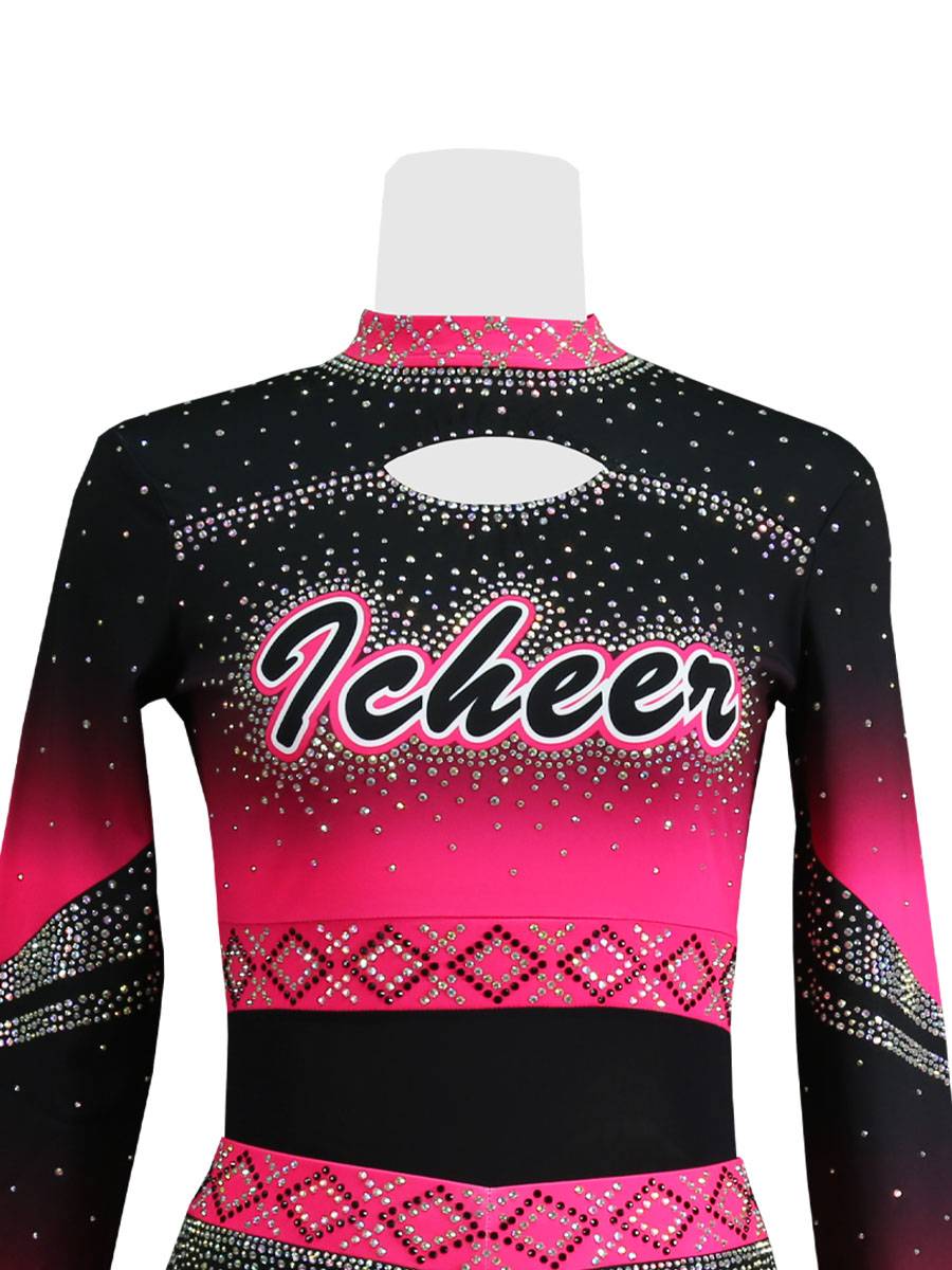 The new cheerleading competition uniform group sports will customize the cheerleading team performance clothing children's dance performance