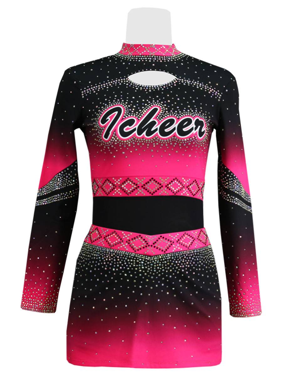 The new cheerleading competition uniform group sports will customize the cheerleading team performance clothing children's dance performance