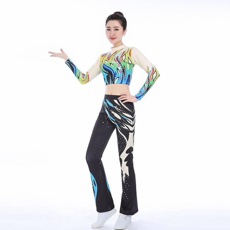 Aesthetic performing clothing performance clothing service mass bodybuilding competition clothing competitive clothing Lala team uniform-3675