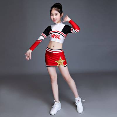 Professional customized cheerleading competition uniform group aerobics performance service mass art gymnastics competitive clothing