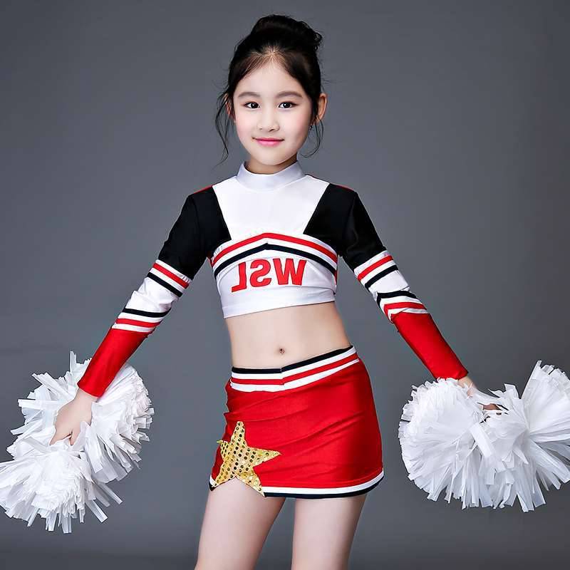 Professional customized cheerleading competition uniform group aerobics performance service mass art gymnastics competitive clothing