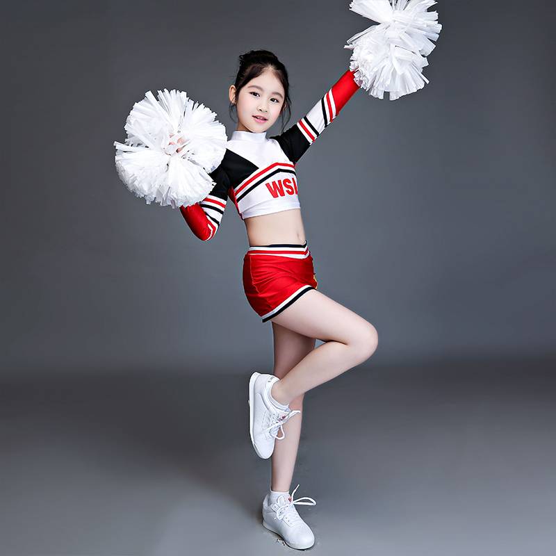Professional customized cheerleading competition uniform group aerobics performance service mass art gymnastics competitive clothing