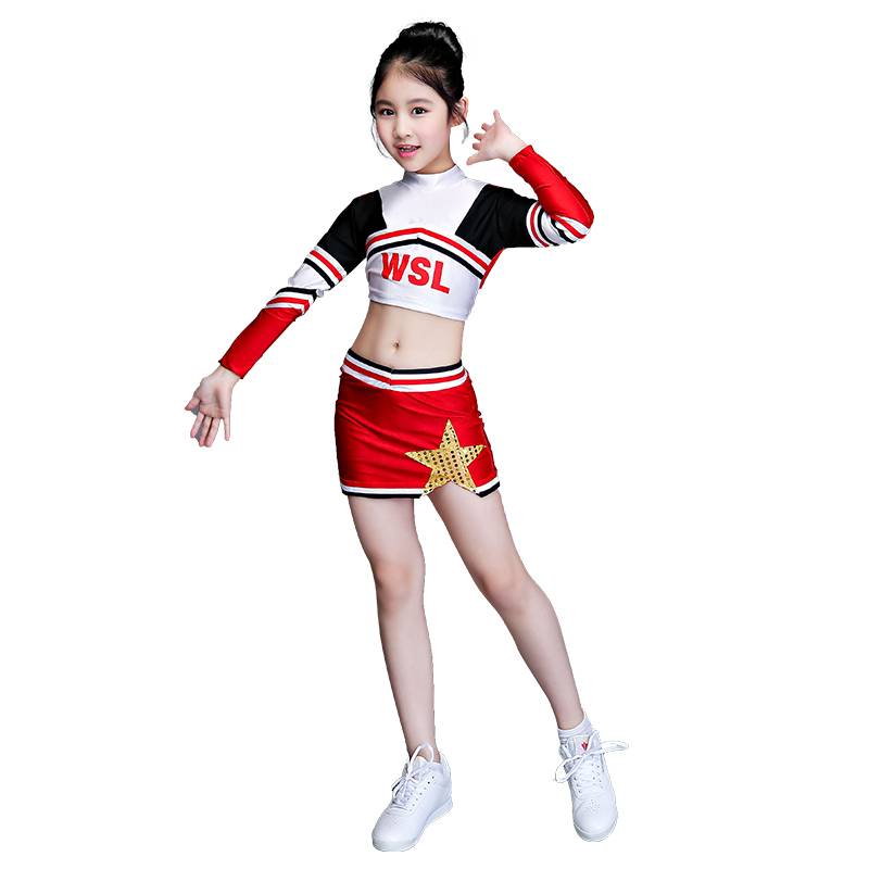 Professional customized cheerleading competition uniform group aerobics performance service mass art gymnastics competitive clothing