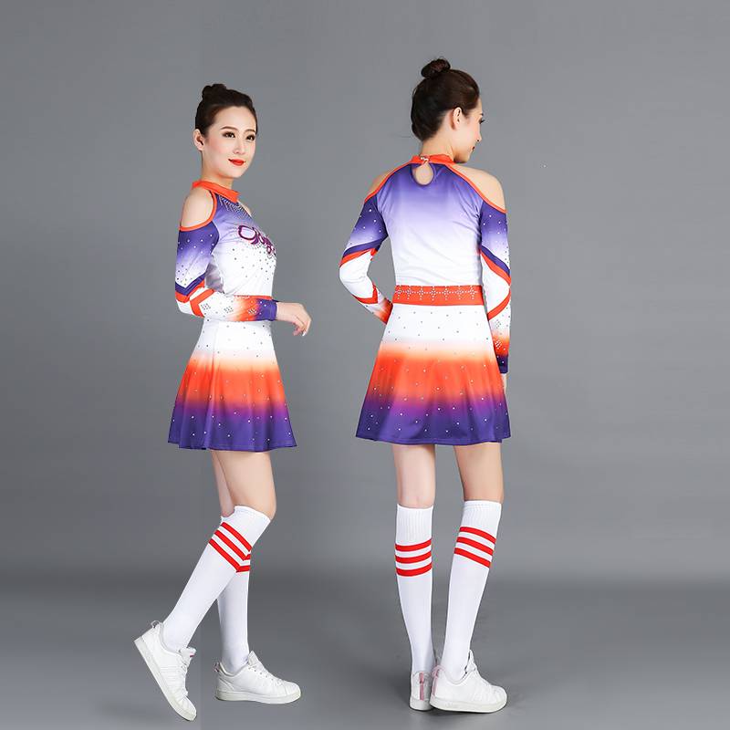 The new cheerleading performance clothing performance service Jianmei competition service primary and secondary school Lala team uniform