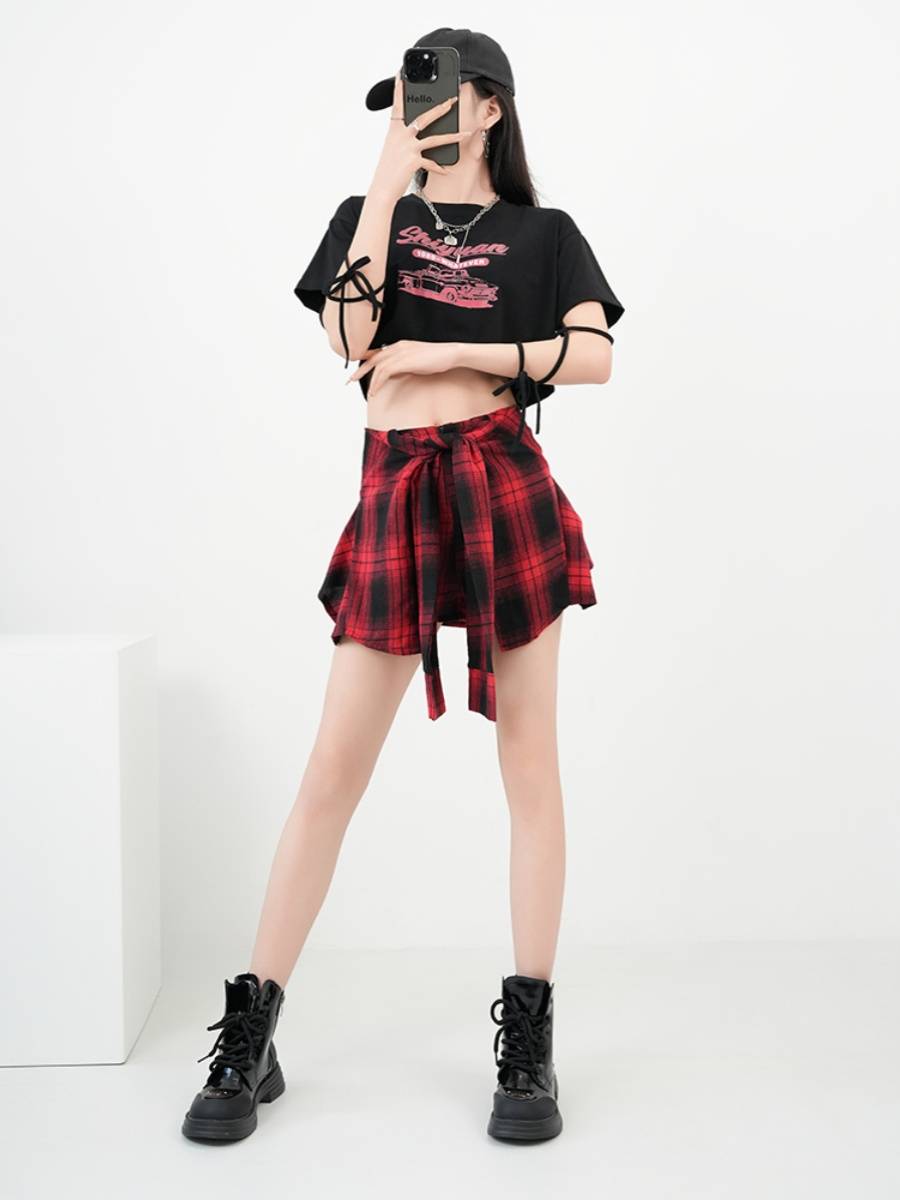 La La team clothing women's group adult middle school student sports meeting la la la la la la showing suit show jazz dance service