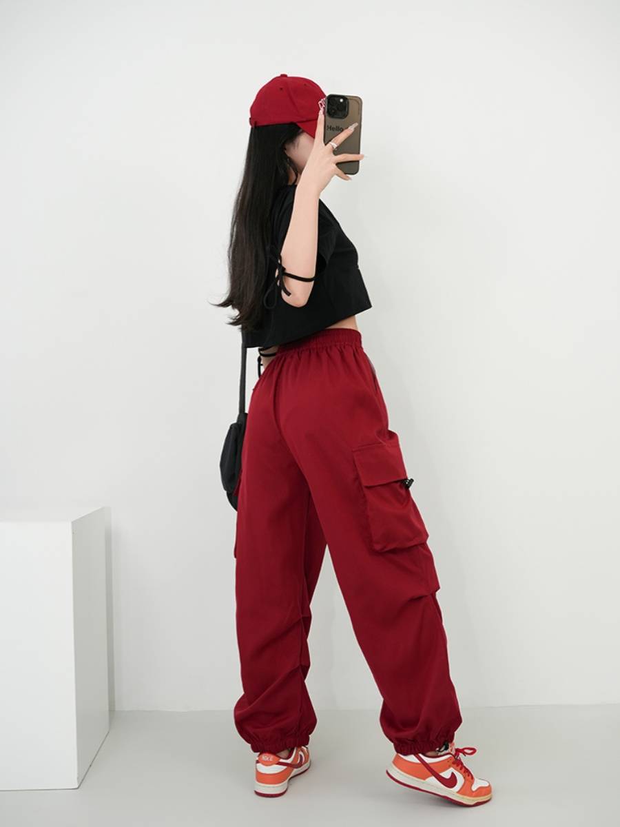 La La team clothing women's group adult middle school student sports meeting la la la la la la showing suit show jazz dance service