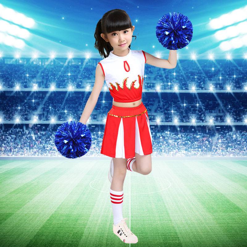Children's bodybuilding clothing Children's kindergarten Elementary school students cheerleading exercise gymnastics performance service