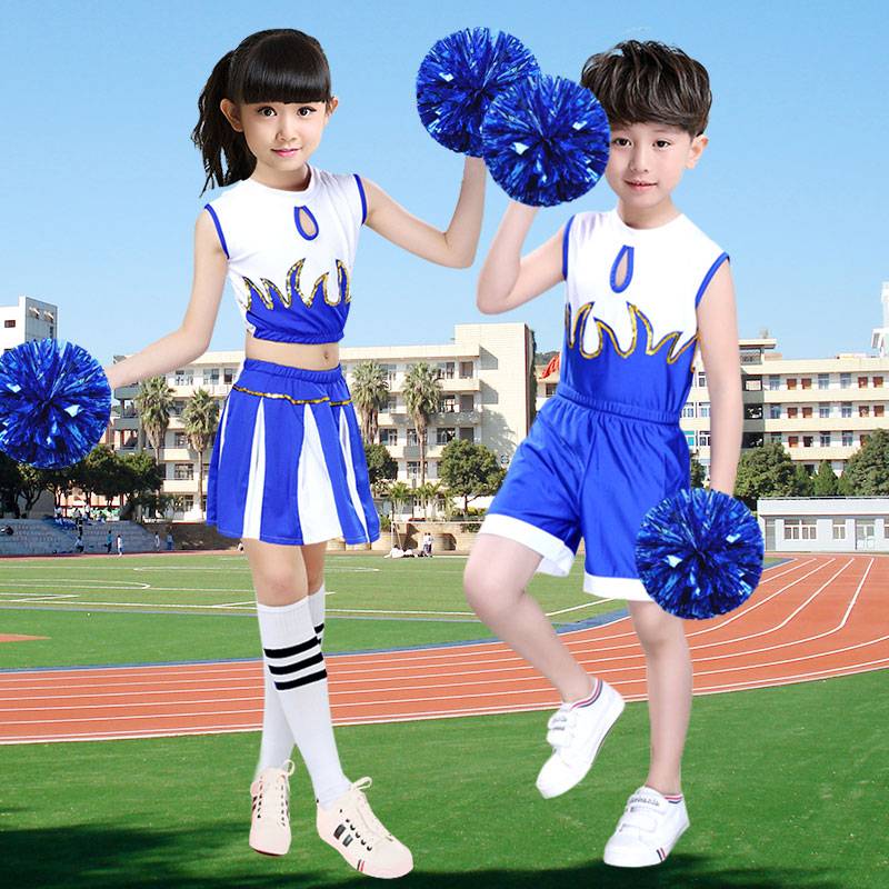 Children's bodybuilding clothing Children's kindergarten Elementary school students cheerleading exercise gymnastics performance service