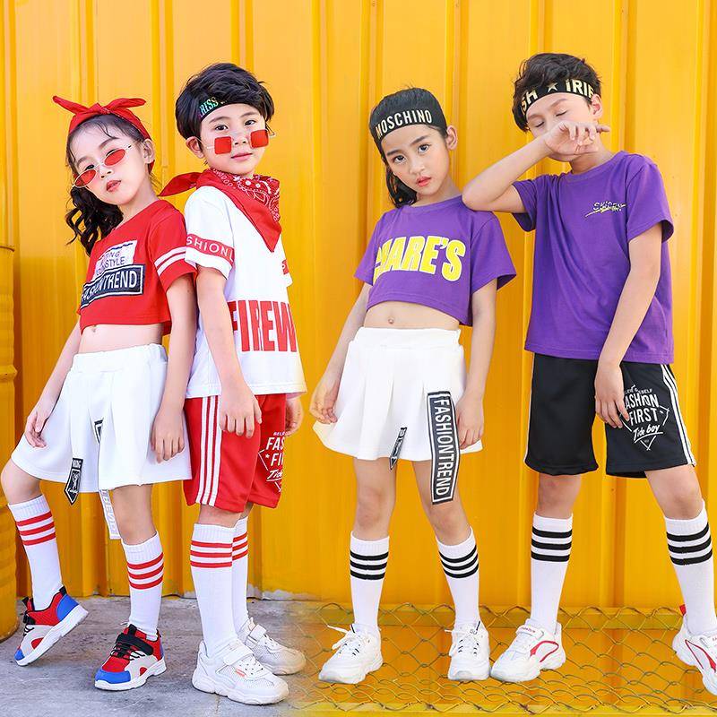 New Children's Performance Services Girls and Girls La La Team Fucking Games Opening Ceremony Modern Dance Modern Dance Jazz Clothing