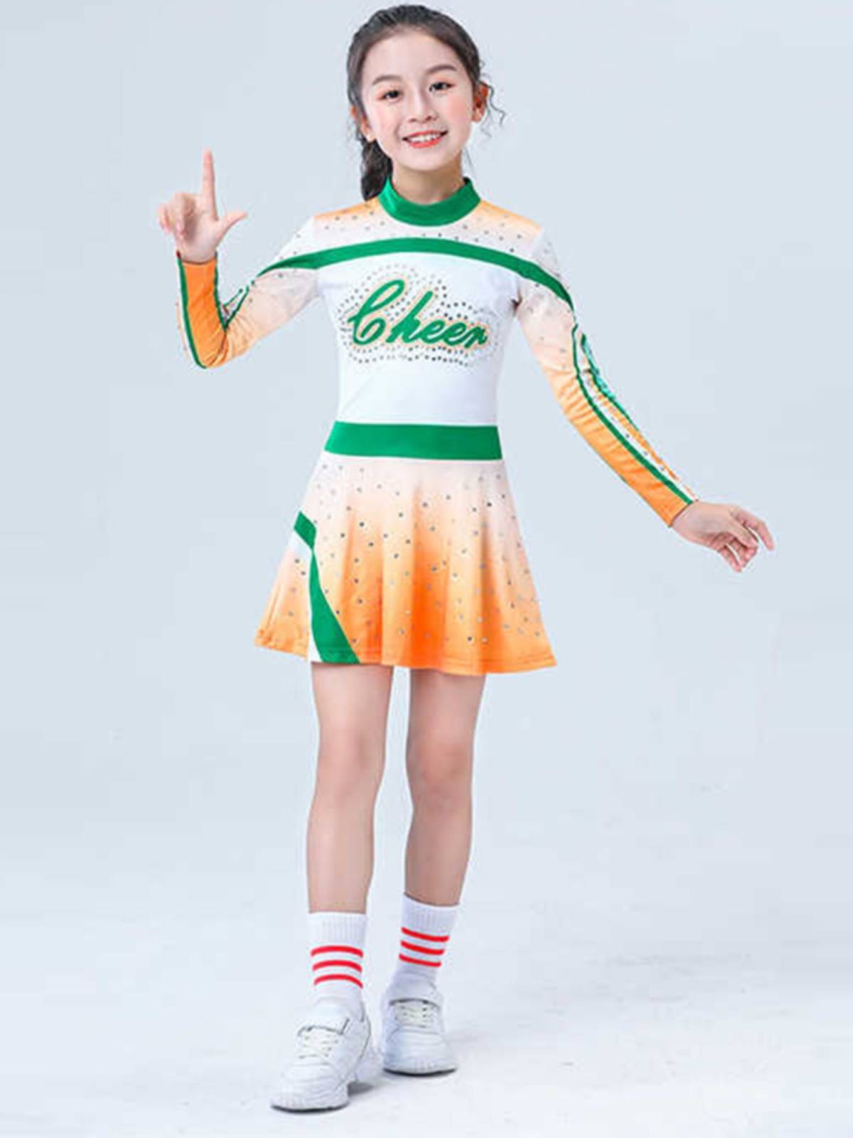 The new cheerleading exercise contest service rental primary and secondary school la la la fucking Lala team dance service leasing