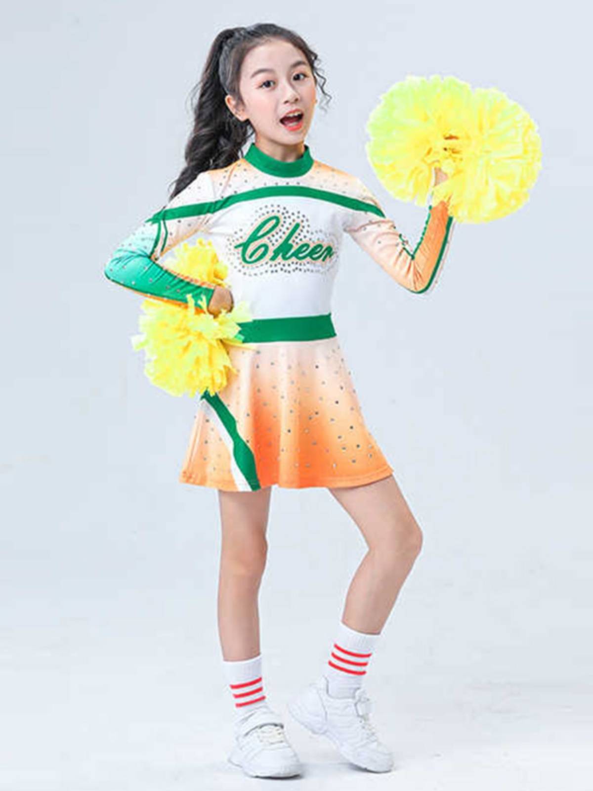 The new cheerleading exercise contest service rental primary and secondary school la la la fucking Lala team dance service leasing