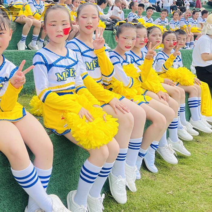 Children cheerleading service primary and secondary school students cheerleading exercise dance competition service gymnastics performance clothing