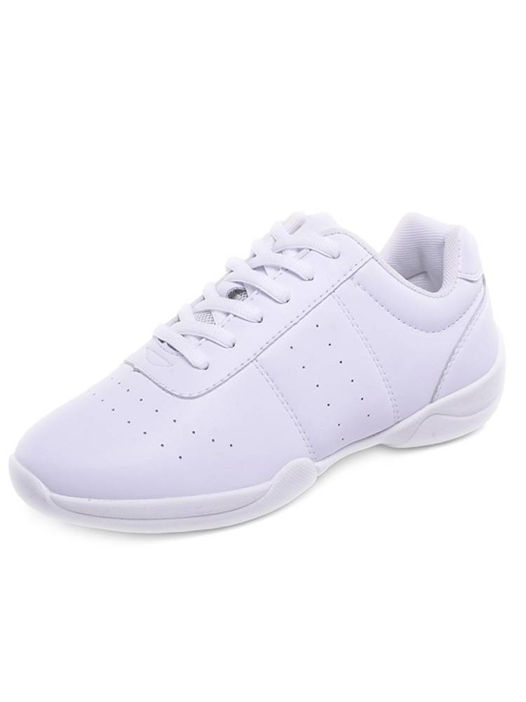 Yingrui Children's Bodybuilding Shoes Special Shoes Female White La La La La La La La La La Dance Shoes Soft Sole Competitive Shoes Competition Shoes